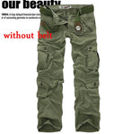 Hot sale free shipping men cargo pants camouflage  trousers military pants for man 7 colors