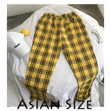 Privathinker Men Women Korean Black Plaid Casual Pants 2020 Mens Streetwear Harem Pants Male Checkered Trousers Plus Size