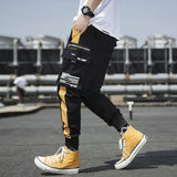 Streetwear Men's Multi Pockets Cargo Harem Pants Hip Hop Casual Male Track Pants Joggers Trousers Fashion Harajuku Men Pants