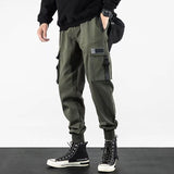 Streetwear Men's Multi Pockets Cargo Harem Pants Hip Hop Casual Male Track Pants Joggers Trousers Fashion Harajuku Men Pants